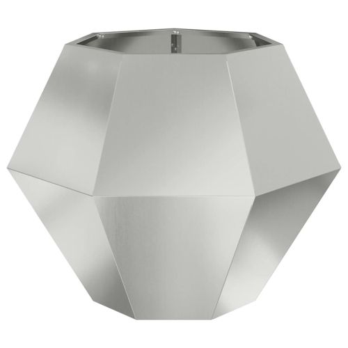 Кашпа Сребрист 75 x 75 x 60 см Галванизирана стомана