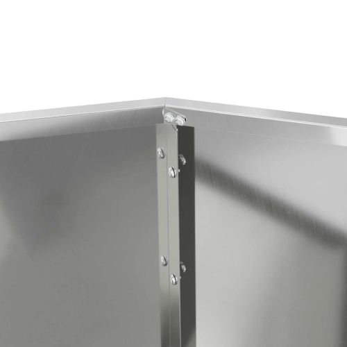 Кашпа Сребрист 75 x 75 x 60 см Галванизирана стомана