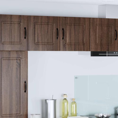 Панел за миялна машина Kalmar 2 pcs Кафяв дъб 40 x 31 x 40 см