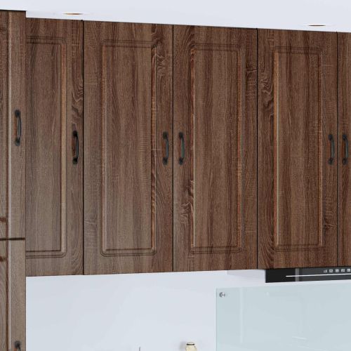 Панел за миялна машина Kalmar Кафяв дъб 80 x 31 x 100 см
