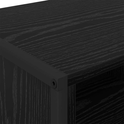 Шкаф за обувки Черния дъб 100 x 35 x 44 см Инженерно дърво