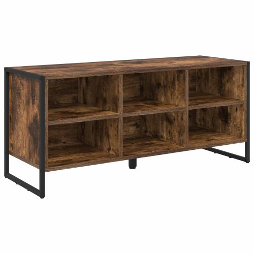 Шкаф за обувки Димящ дъб 100 x 35 x 44 см Инженерно дърво