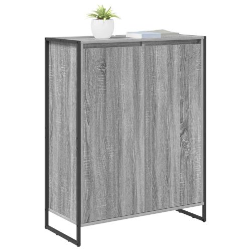 Шкаф за обувки Сив Сонома 79 x 36 x 100 см Инженерно дърво