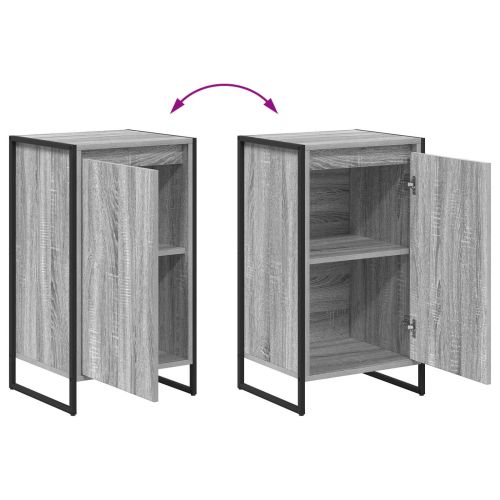 Служебен шкаф Сив Сонома 43 x 36 x 75,5 см Инженерно дърво