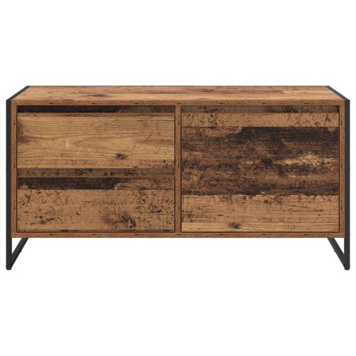 ТВ шкаф Старо дърво 100 x 36 x 49.5 см Инженерно дърво