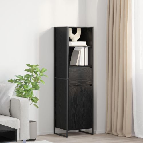 Шкаф за книги Черния дъб 43 x 36 x 150.5 см Инженерно дърво