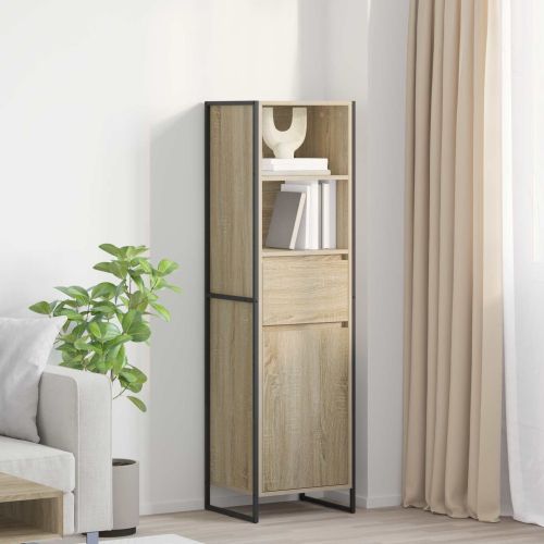 Шкаф за книги Сонома 43 x 36 x 150.5 см Инженерно дърво