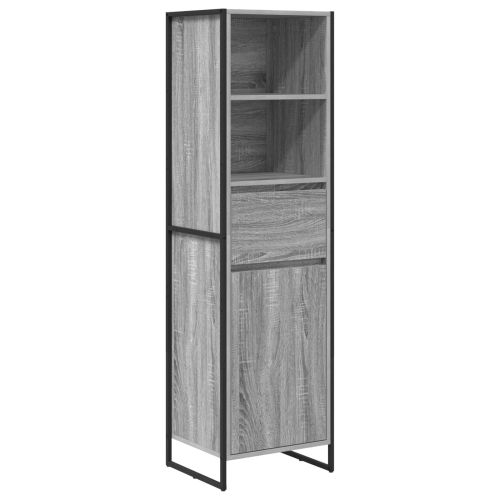 Шкаф за книги Сив Сонома 43 x 36 x 150.5 см Инженерно дърво