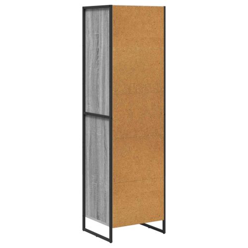 Шкаф за книги Сив Сонома 43 x 36 x 150.5 см Инженерно дърво