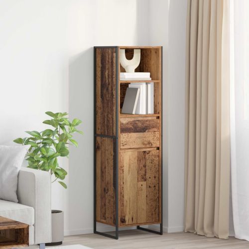 Шкаф за книги Старо дърво 43 x 36 x 150.5 см Инженерно дърво