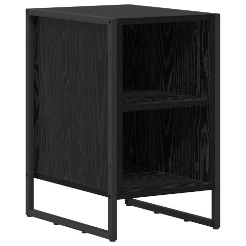 Нощно шкафче Черния дъб 39.5 x 30 x 50 см Инженерно дърво
