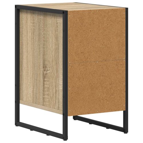 Нощно шкафче 2 pcs Сонома 39.5 x 30 x 50 см Инженерно дърво