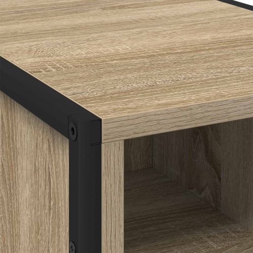 Нощно шкафче 2 pcs Сонома 39.5 x 30 x 50 см Инженерно дърво