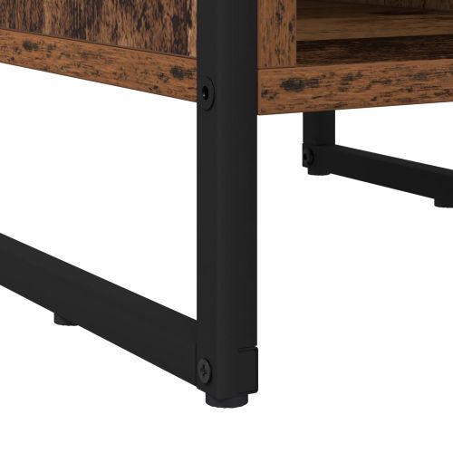 Нощно шкафче 2 pcs Старо дърво 39.5 x 30 x 50 см