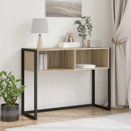 Крайна масичка Сонома 100 x 36 x 75 см Инженерно дърво