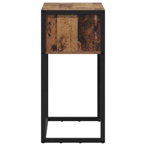 Крайна масичка Старо дърво 100 x 36 x 75 см Инженерно дърво