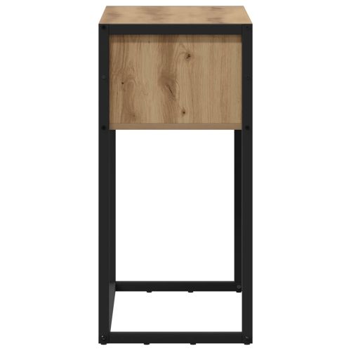 Крайна масичка Дъб Артизан 100 x 36 x 75 см Инженерно дърво