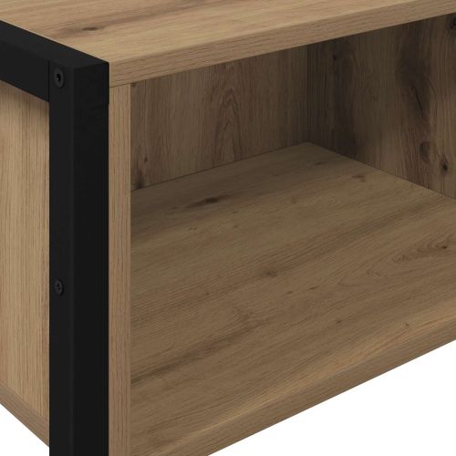 Крайна масичка Дъб Артизан 100 x 36 x 75 см Инженерно дърво