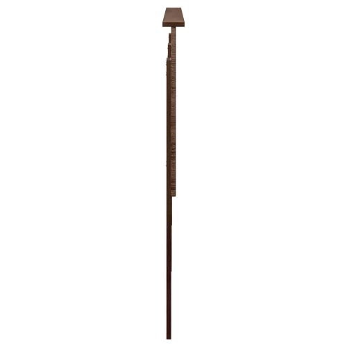 Облегалка за глава с таблото Кафяв дъб 150 cm Инженерно дърво