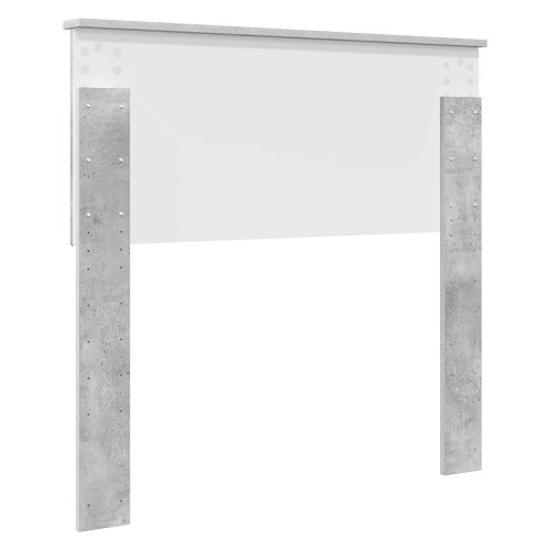 Облегалка за глава Циментено сиво Инженерно дърво