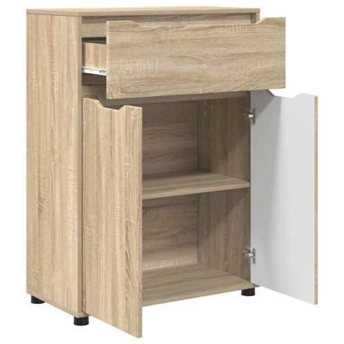 Шкаф за баня Сонома дъб 72,5 x 36,5 x 100 см Инженерно дърво
