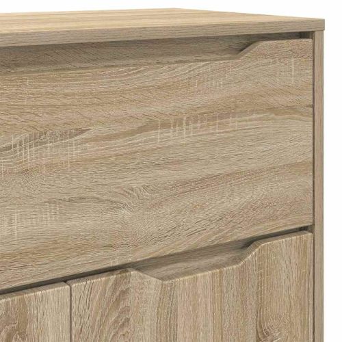 Шкаф за баня Сонома дъб 72,5 x 36,5 x 100 см Инженерно дърво