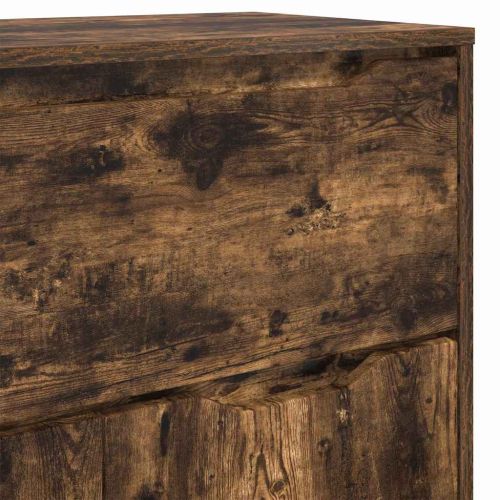 Шкаф за баня Димян дъб 72,5 x 36,5 x 100 см Инженерно дърво
