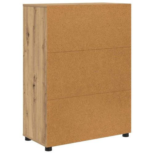 Шкаф за баня с рафт Дъб 72,5 x 36,5 x 100 см Инженерно дърво