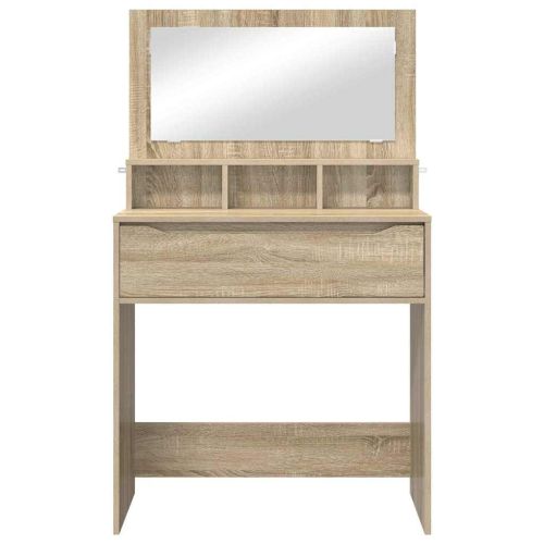Тоалетки за спалня с чекмедже Сонома дъб 80 x 39,6 x 135 см