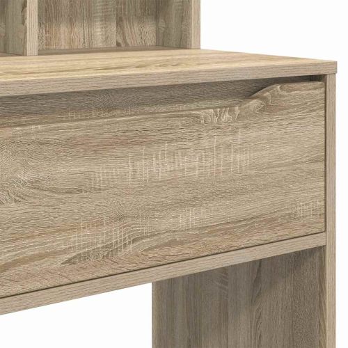 Тоалетки за спалня с чекмедже Сонома дъб 80 x 39,6 x 135 см