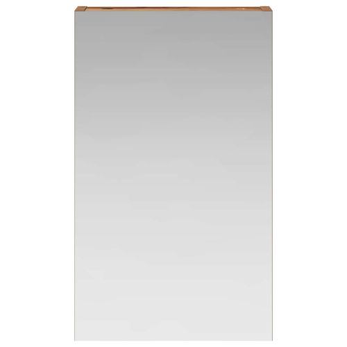 Шкаф с огледало за баня с рафт Старо дърво 30 x 10,5 x 50 см