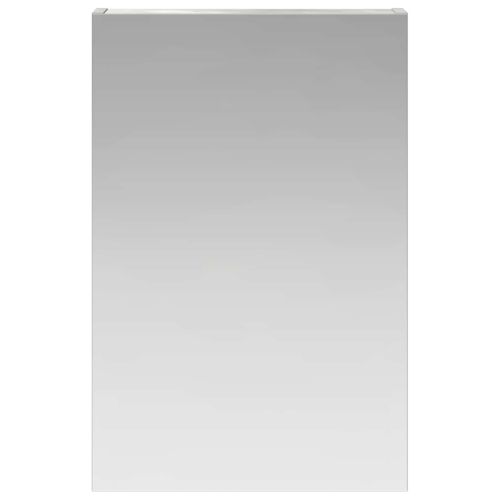 Шкаф с огледало за баня Циментено сиво 40 x 10,5 x 60,5 см