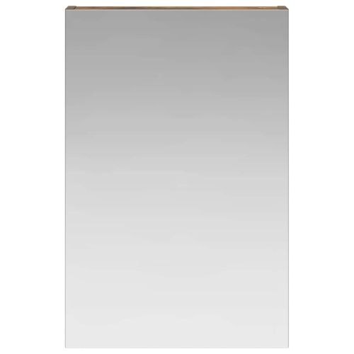 Шкаф с огледало за баня с рафт Димян дъб 40 x 10,5 x 60,5 см