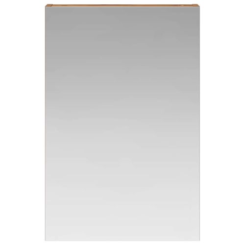 Шкаф с огледало за баня с рафт Старо дърво 40 x 10,5 x 60,5 см