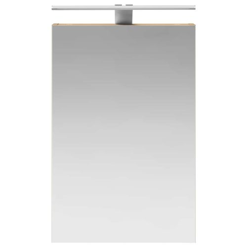 Шкаф с огледало за баня с рафт Дъб Артизан 40 x 10,5 x 60,5 см