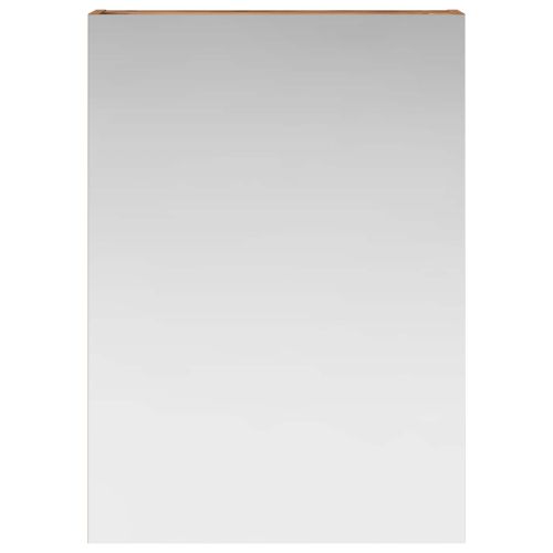 Шкаф с огледало за баня с рафт Старо дърво 50 x 14,5 x 70 см
