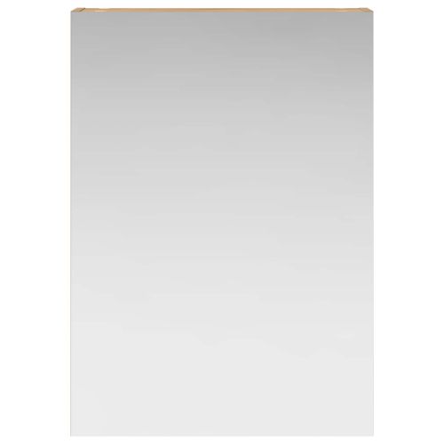 Шкаф с огледало за баня с рафт Дъб Артизан 50 x 14,5 x 70 см