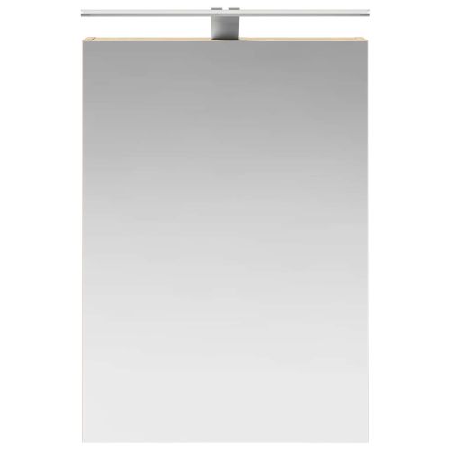 Шкаф с огледало за баня с рафт Сонома дъб 50 x 14,5 x 70 см