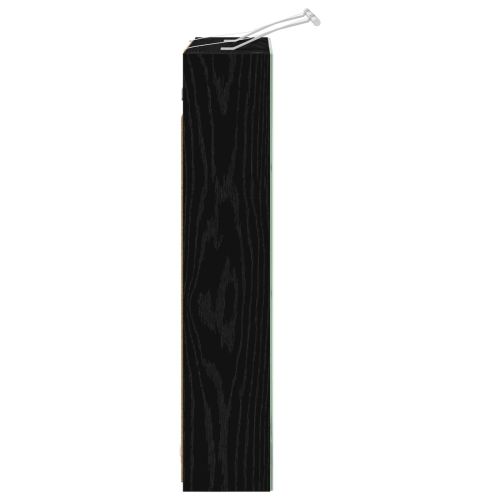 Шкаф с огледало за баня с рафт Черния дъб 60 x 14,5 x 70 см