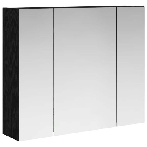 Шкаф с огледало за баня Черния дъб 60 x 14,5 x 50 см