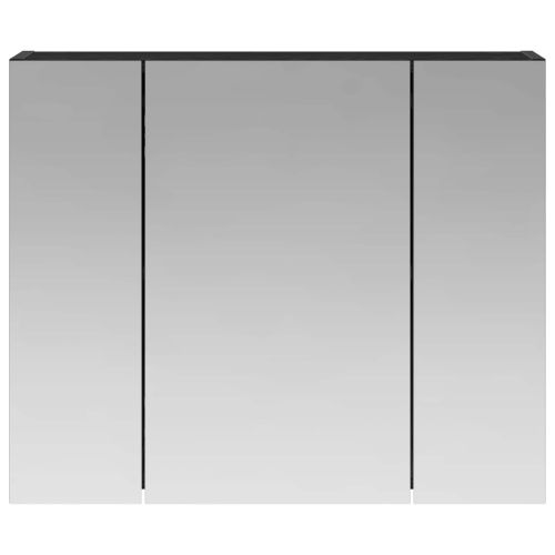 Шкаф с огледало за баня Черния дъб 60 x 14,5 x 50 см
