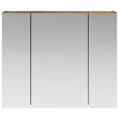 Шкаф с огледало за баня Димян дъб 60 x 14,5 x 50 см