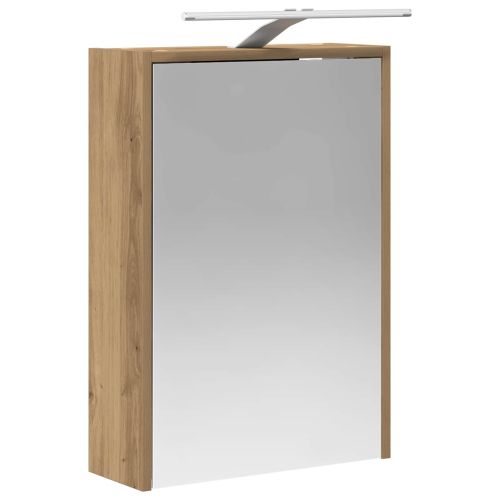 Шкаф с огледало за баня с рафт Дъб Артизан 43 x 16 x 62.5 см