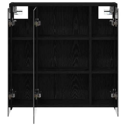 Шкаф с огледало за баня Черния дъб 63,5 x 16 x 62,5 см
