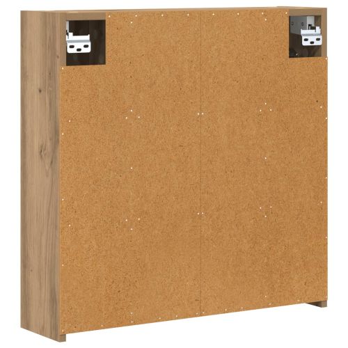 Шкаф с огледало за баня Дъб Артизан 63,5 x 16 x 62,5 см