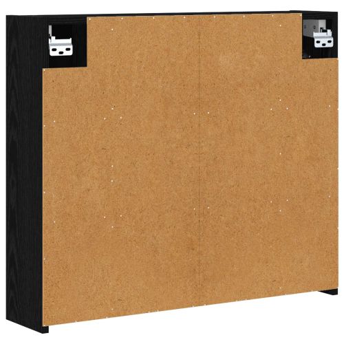 Шкаф с огледало за баня Черния дъб 73,5 x 16 x 62,5 см