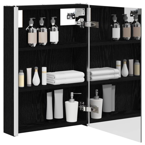 Шкаф с огледало за баня Черния дъб 43 x 11,5 x 60,5 см