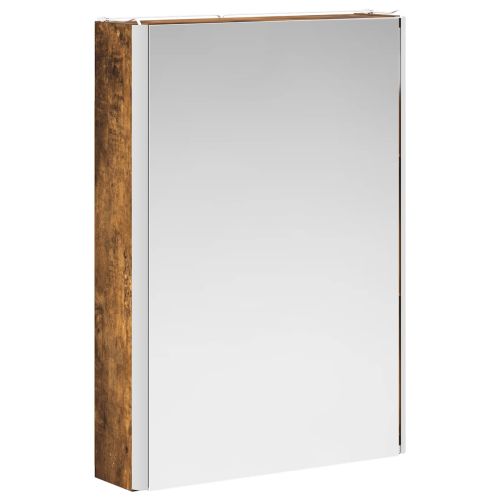 Шкаф с огледало за баня Димян дъб 43 x 11,5 x 60,5 см
