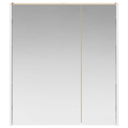 Шкаф с огледало за баня Сонома дъб 63,5 x 15,5 x 70 см