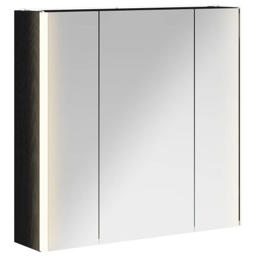 Шкаф с огледало за баня Черния дъб 63,5 x 15,5 x 60,5 см